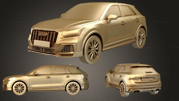 Автомобили и транспорт (Audi SQ2 2019, CARS_0667) 3D модель для ЧПУ станка
